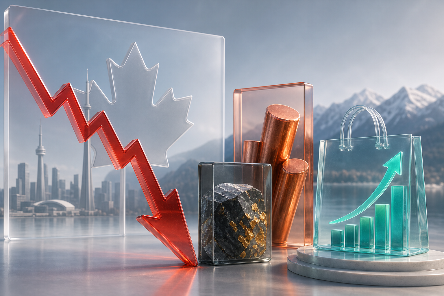 Materials Drag Down the TSX Despite April's Retail Sales Beat