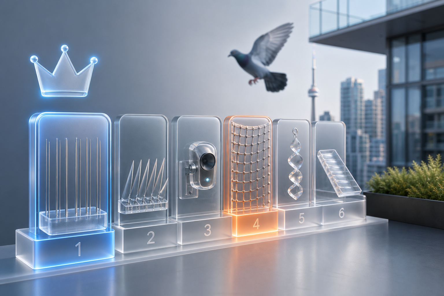 I Ranked Six Pigeon Deterrents for Toronto Balconies. The Best One Isn't What Most Condos Use.