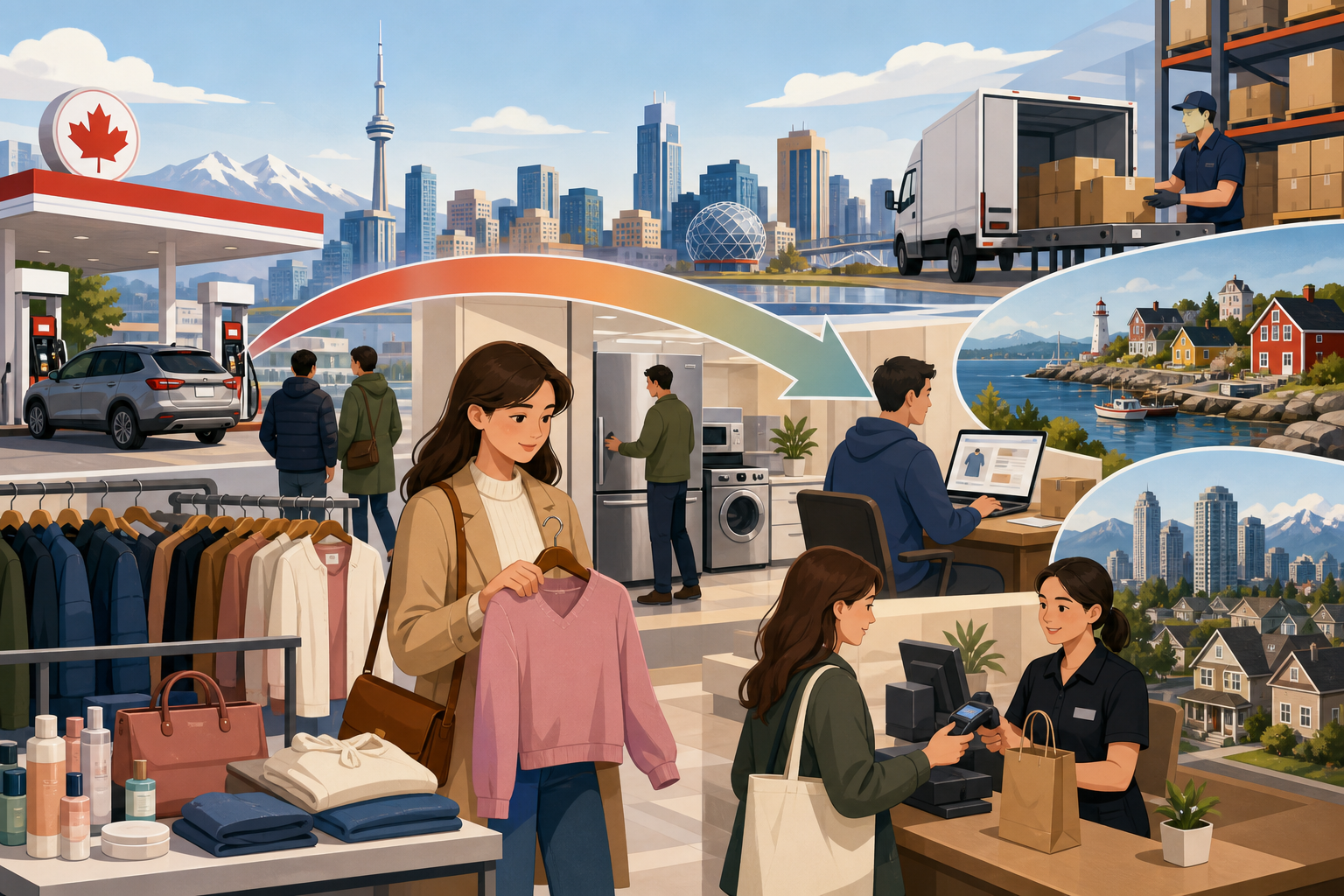 Canadian Retail Sales Signal a Spending Pattern Shift Beyond Gasoline