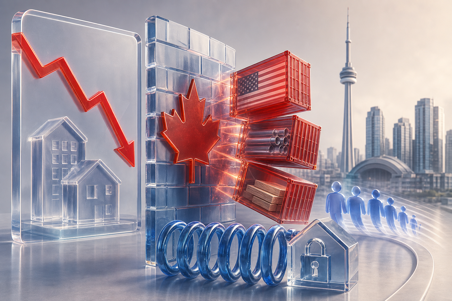 CMHC Cuts Housing Starts Forecast as Tariff Threat and Population Loss Hit Toronto post image