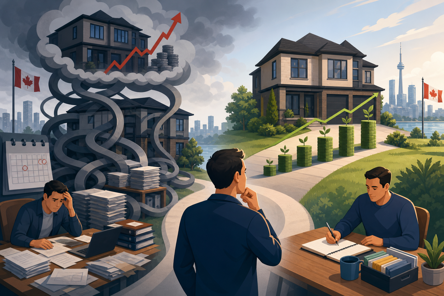 Borrowing to pay Smith Manoeuvre™ interest sounds efficient, but the compounding debt and tracing headaches make cash flow payments safer post image