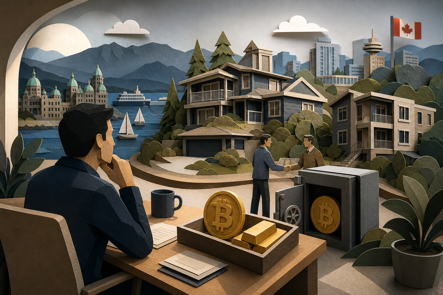Bitcoin Moves Like Gold When Rates Fall: What That Means for Your Leveraged Real Estate Portfolio post image